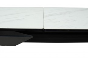 Стол CREMONA 160 KL-99 Белый мрамор матовый, итальянская керамика / черный каркас, ®DISAUR в Каменске-Уральском - kamensk-uralskiy.mebel24.online | фото 4