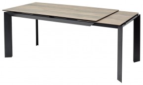 Стол CREMONA 180 KL-61 Под дерево, итальянская керамика / черный каркас, ®DISAUR в Каменске-Уральском - kamensk-uralskiy.mebel24.online | фото 7