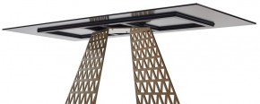 Стол ENNA 220 KL-188 Контрастный мрамор матовый, итальянская керамика/ каркас цвета шампань, ®DISAUR в Каменске-Уральском - kamensk-uralskiy.mebel24.online | фото 12
