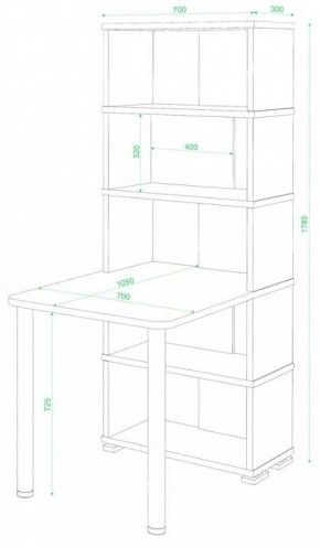 Стол компьютерный Домино СБ-10М/5 в Каменске-Уральском - kamensk-uralskiy.mebel24.online | фото 2