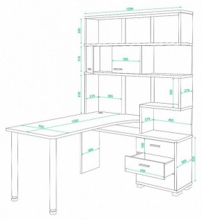 Стол компьютерный Домино СР-420/130 в Каменске-Уральском - kamensk-uralskiy.mebel24.online | фото 2