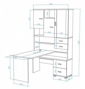 Стол компьютерный Домино СР-620/140 в Каменске-Уральском - kamensk-uralskiy.mebel24.online | фото 3