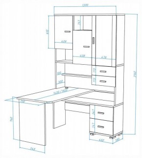 Стол компьютерный Домино СР-620-160 в Каменске-Уральском - kamensk-uralskiy.mebel24.online | фото 2