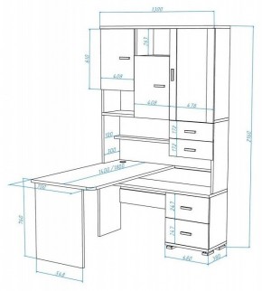 Стол компьютерный Домино СР-620/180 в Каменске-Уральском - kamensk-uralskiy.mebel24.online | фото 2