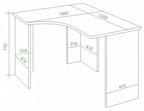 Стол письменный Домино Lite СКЛ-Угл120 в Каменске-Уральском - kamensk-uralskiy.mebel24.online | фото 4