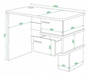 Стол письменный Домино СД-15С в Каменске-Уральском - kamensk-uralskiy.mebel24.online | фото 4