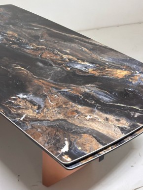 Стол ПУАНТО 200 TITANIUM LAWA NERO, керамика / МЕДЬ каркас М-City в Каменске-Уральском - kamensk-uralskiy.mebel24.online | фото 6