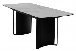Стол RASMUS 160 TL-45 Белый мрамор, испанская керамика / черный каркас, ®DISAUR в Каменске-Уральском - kamensk-uralskiy.mebel24.online | фото 4