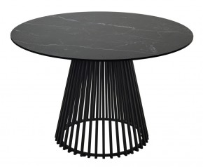 Стол TERNI 120 MATT BLACK MARBLE SOLID CERAMIC Черный мрамор матовый, керамика /Черн.каркас, ®DISAUR в Каменске-Уральском - kamensk-uralskiy.mebel24.online | фото 8