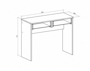 Стол туалетный Эконом Стандарт ТС-25 в Каменске-Уральском - kamensk-uralskiy.mebel24.online | фото 7