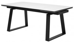 Стол VASTO 180 MARBLES KL-99 Белый мрамор матовый, итальянская керамика/ черный каркас, ®DISAUR в Каменске-Уральском - kamensk-uralskiy.mebel24.online | фото