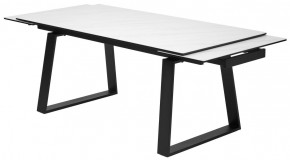 Стол VASTO 180 MARBLES KL-99 Белый мрамор матовый, итальянская керамика/ черный каркас, ®DISAUR в Каменске-Уральском - kamensk-uralskiy.mebel24.online | фото 6