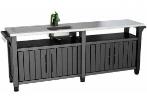 Столик для барбекю 415 Л (Unity Chef 415 L) графит в Каменске-Уральском - kamensk-uralskiy.mebel24.online | фото 3