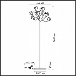Торшер Odeon Light Gardi 5090/12F в Каменске-Уральском - kamensk-uralskiy.mebel24.online | фото 5