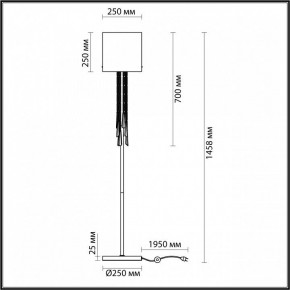 Торшер Odeon Light Nicole 4886/1F в Каменске-Уральском - kamensk-uralskiy.mebel24.online | фото 4
