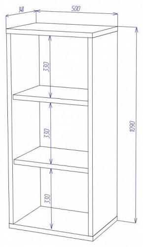 Тумба Домино СУ(ш1в1)+ФГ в Каменске-Уральском - kamensk-uralskiy.mebel24.online | фото 2