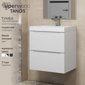 Тумба под раковину Uperwood Tanos 100 см, подвесная, белая матовая в Каменске-Уральском - kamensk-uralskiy.mebel24.online | фото 4